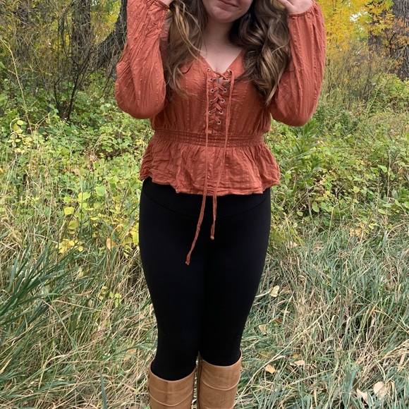 Charlotte Russe Long Sleeve Shirt - Picture 6 of 6